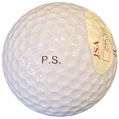 Autographed Payne Stewart Top Flight Personal P.S. Engraved Golf Ball - JSA Full Letter-Powers Sports Memorabilia