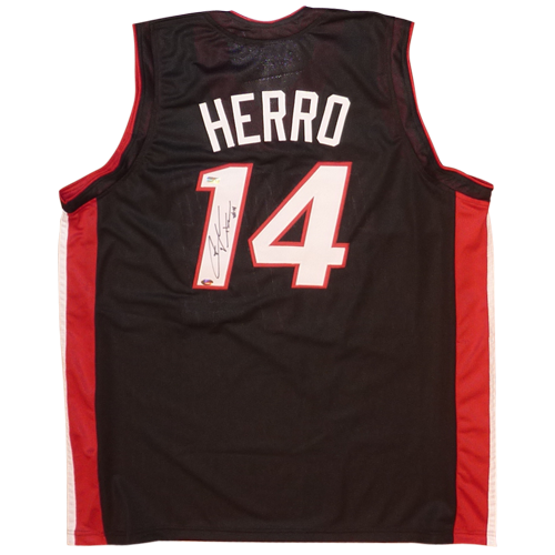 Autographed Tyler Herro Miami (Black #14) Custom Jersey-Powers Sports Memorabilia