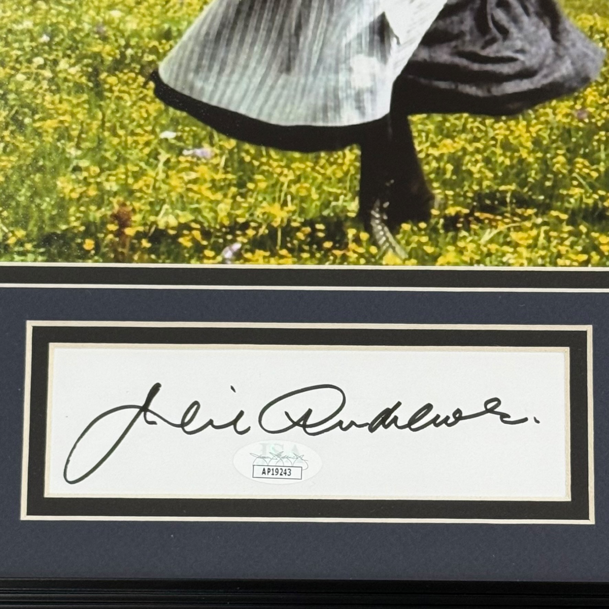 Autographed Julie Andrews The Sound of Music Deluxe Framed 11x14 Photo with Autograph - JSA-Powers Sports Memorabilia