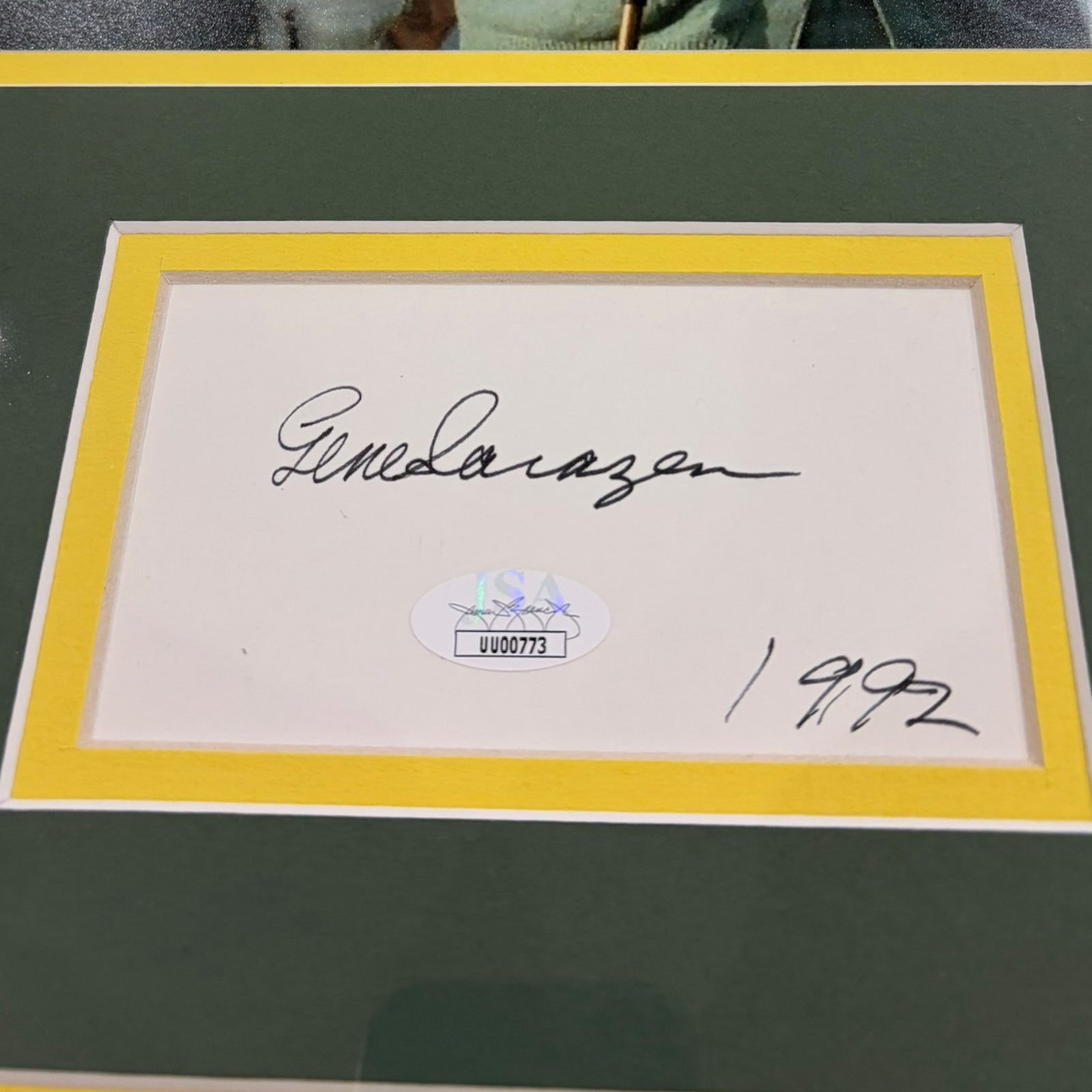 Autographed Sam Snead, Gene Sarazen And Byron Nelson Masters The Starters Deluxe Framed Piece - JSA-Powers Sports Memorabilia