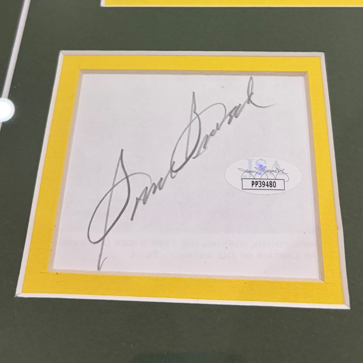 Autographed Sam Snead, Gene Sarazen And Byron Nelson Masters The Starters Deluxe Framed Piece - JSA-Powers Sports Memorabilia