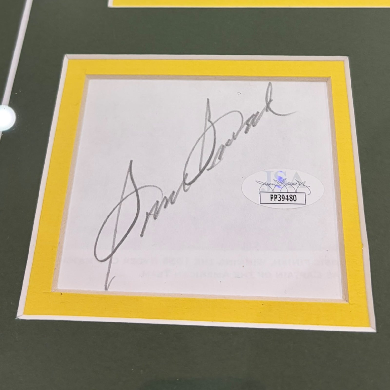 Autographed Sam Snead, Gene Sarazen And Byron Nelson Masters The Starters Deluxe Framed Piece - JSA-Powers Sports Memorabilia