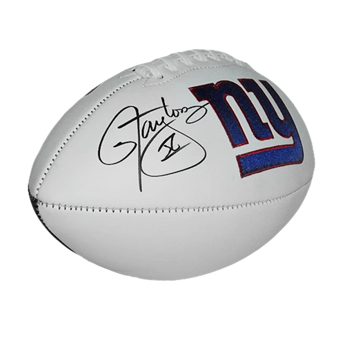 Autographed Lawrence Taylor New York Giants Logo Football - JSA-Powers Sports Memorabilia