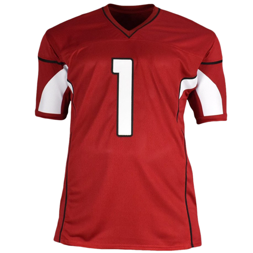 Autographed Kyler Murray Arizona (Red #1) Custom Jersey - Beckett-Powers Sports Memorabilia