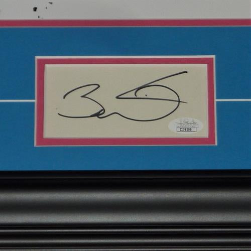 Autographed Dwyane Wade Miami Heat 11x14 Splash Art Deluxe Framed Piece - JSA-Powers Sports Memorabilia