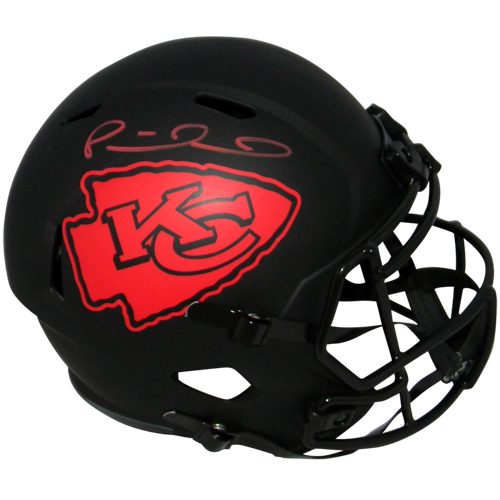Autographed Patrick Mahomes Kansas City Chiefs (ECLIPSE Alternate) Deluxe Full-Size Replica Helmet - JSA-Powers Sports Memorabilia