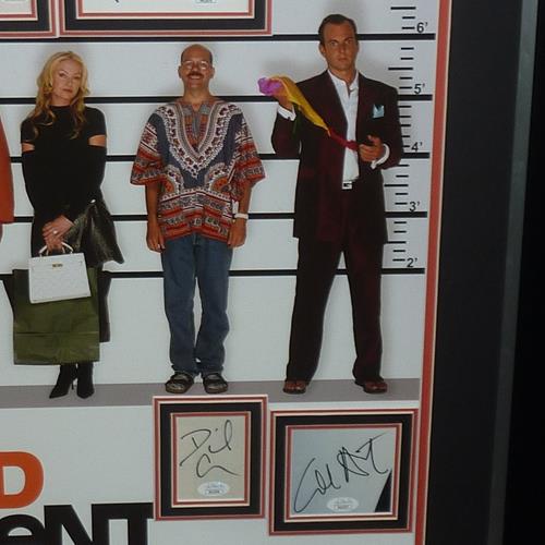 Arrested Development Full-Size TV Poster Deluxe Framed with all 9 Cast Autographs - JSA | Collectible Memorabilia-Powers Sports Memorabilia