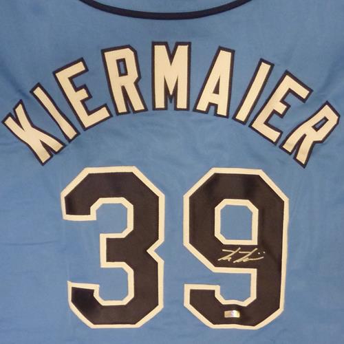 Autographed Kevin Kiermaier Tampa Bay (Baby Blue #39) Custom Jersey - JSA-Powers Sports Memorabilia