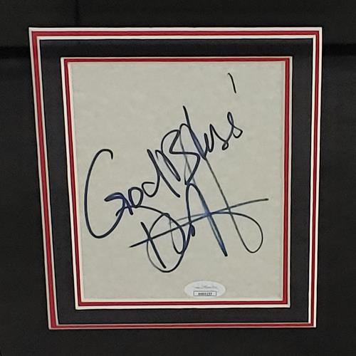 American Gangster Full-Size Movie Poster Deluxe Framed with Denzel Washington Autograph - JSA-Powers Sports Memorabilia
