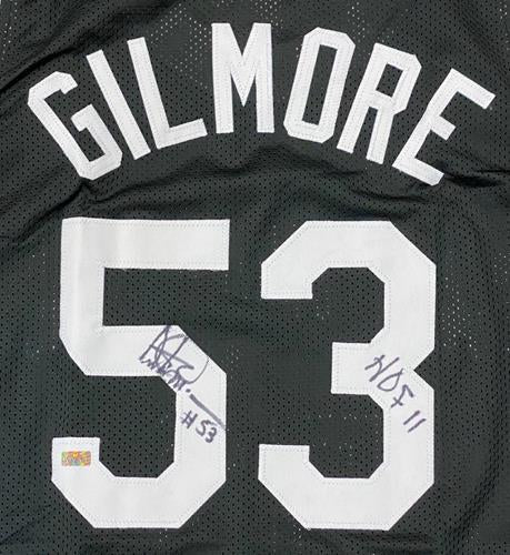Autographed Artis Gilmore San Antonio (Black #53) Custom Jersey w/ HOF 11 - JSA-Powers Sports Memorabilia