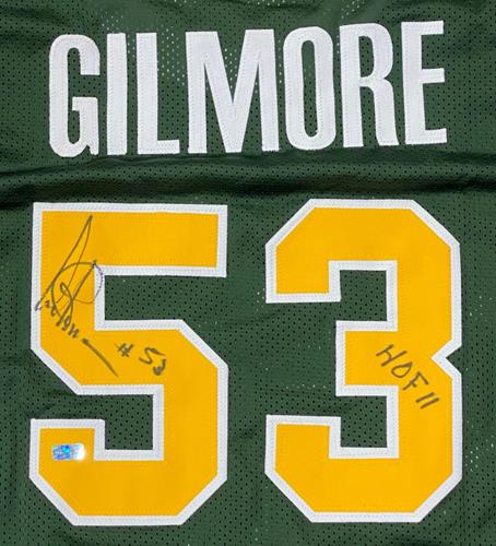 Autographed Artis Gilmore Jacksonville University (Green #53) Custom Jersey w/ HOF 11 - JSA-Powers Sports Memorabilia