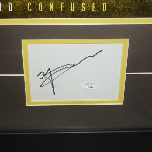 Autographed Matthew McConaughey Dazed And Confused Alright Alright Alright Deluxe Framed 12x18 Poster Piece - JSA-Powers Sports Memorabilia