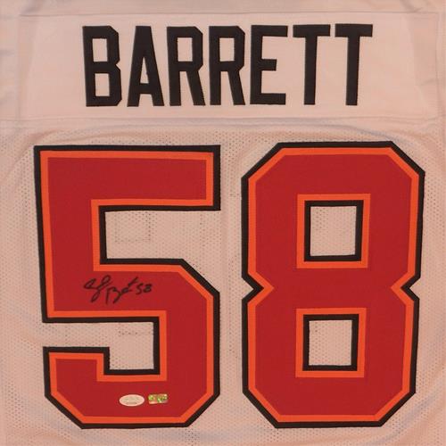 Autographed Shaquil Barrett Tampa Bay (White #58) Custom Jersey - JSA-Powers Sports Memorabilia