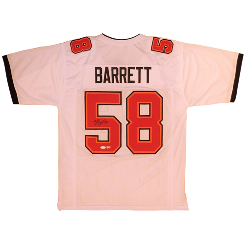 Autographed Shaquil Barrett Tampa Bay (White #58) Custom Jersey - JSA-Powers Sports Memorabilia