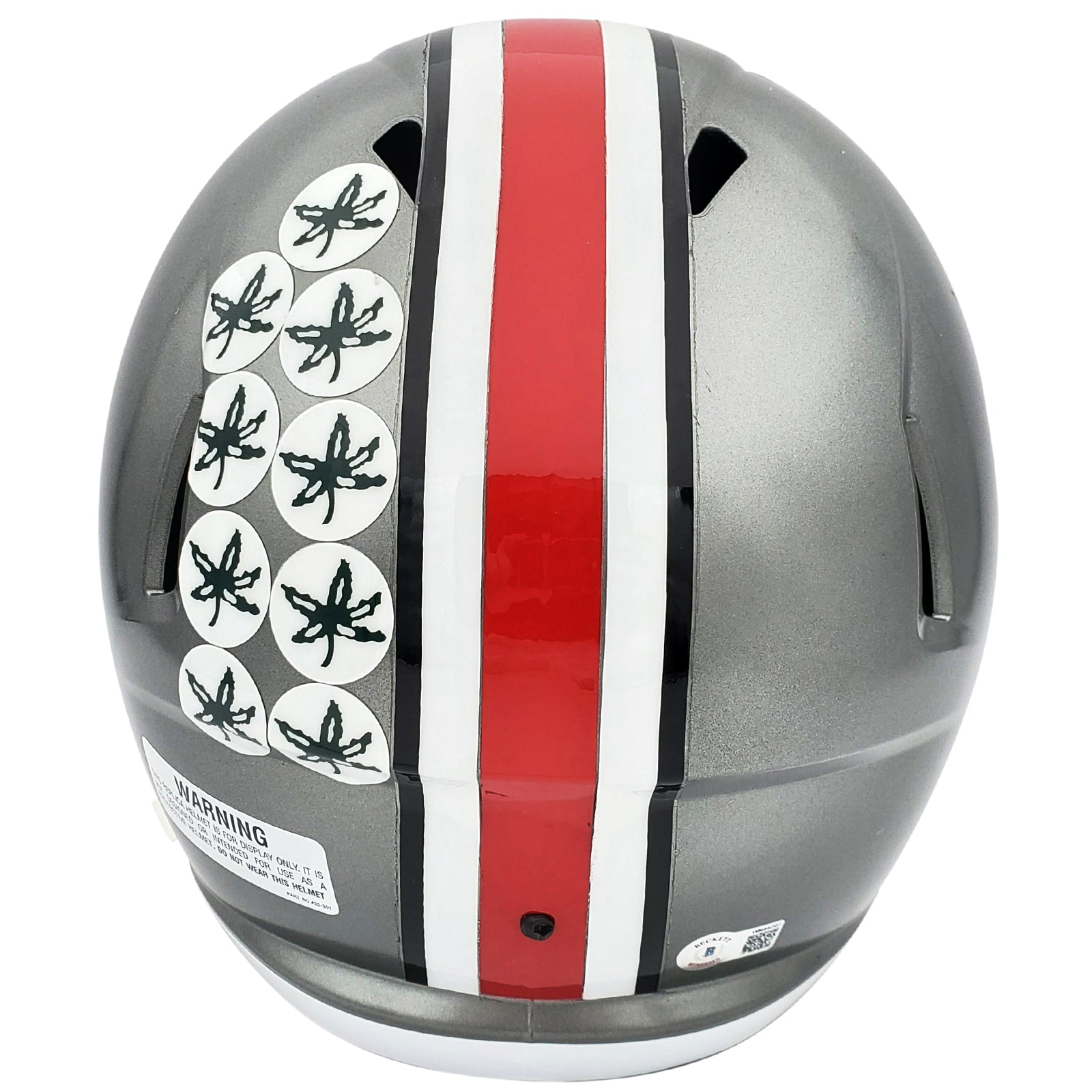 Autographed Eddie George Ohio State Buckeyes Deluxe Full-Size Replica Helmet w/ Heisman 95 - JSA-Powers Sports Memorabilia