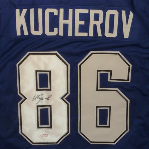 Autographed Nikita Kucherov Tampa Bay (Blue #86) Custom Jersey - JSA-Powers Sports Memorabilia