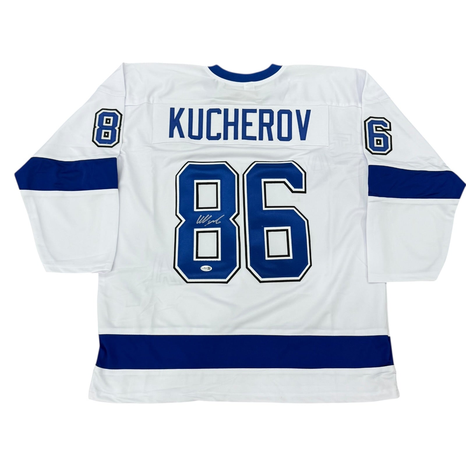 Autographed Nikita Kucherov Tampa Bay (White #86) Custom Jersey - JSA-Powers Sports Memorabilia