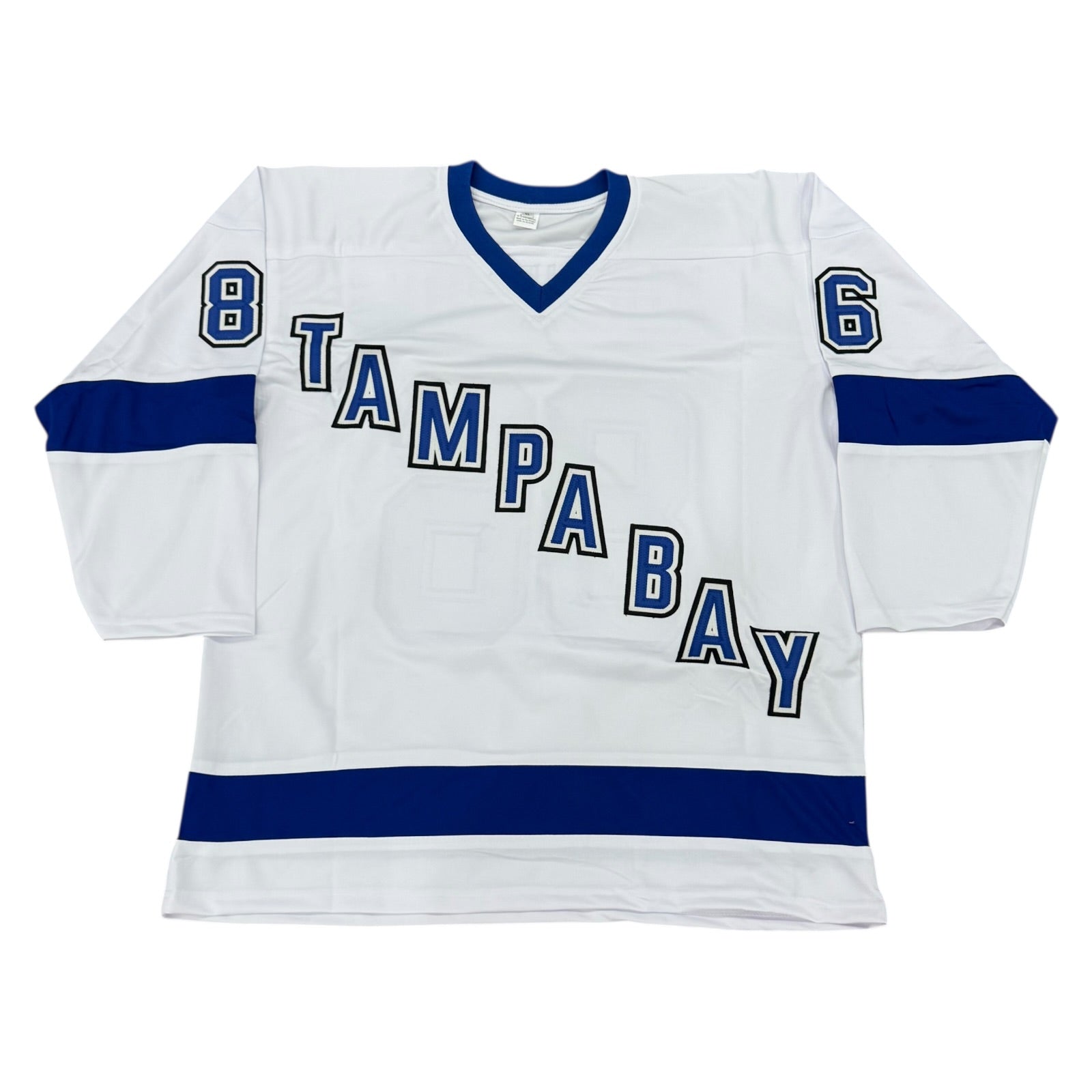 Autographed Nikita Kucherov Tampa Bay (White #86) Custom Jersey - JSA-Powers Sports Memorabilia