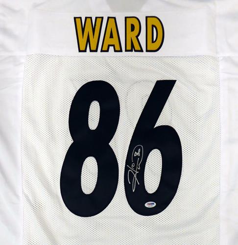 Autographed Hines Ward Pittsburgh (White #86) Custom Jersey - PSA-Powers Sports Memorabilia