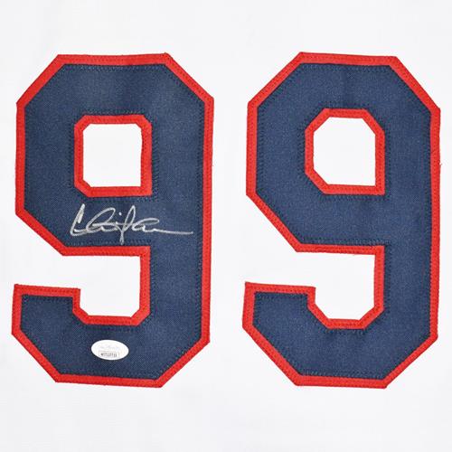 Autographed Charlie Sheen Major League Movie (Wild Thing #99) Custom Jersey - JSA-Powers Sports Memorabilia