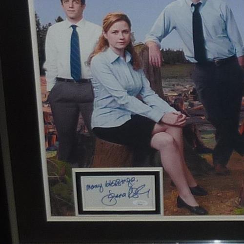 The Office Full-Size TV Poster Deluxe Framed with 5 Cast Autographs - JSA | Collectible Memorabilia-Powers Sports Memorabilia