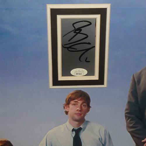 The Office Full-Size TV Poster Deluxe Framed with 5 Cast Autographs - JSA | Collectible Memorabilia-Powers Sports Memorabilia