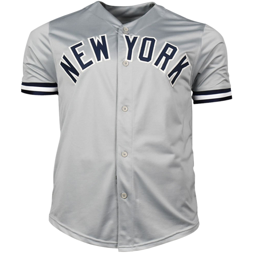 Autographed Reggie Jackson New York (Grey #44) Custom Jersey - JSA-Powers Sports Memorabilia