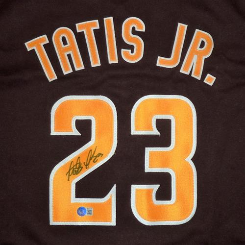 Autographed Fernando Tatis Jr. San Diego (Brown #23) Custom Jersey - Beckett-Powers Sports Memorabilia