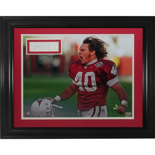 Autographed Pat Tillman Arizona Cardinals Deluxe Framed 16x20 Photo Piece with Authentic Signature - JSA Letter-Powers Sports Memorabilia