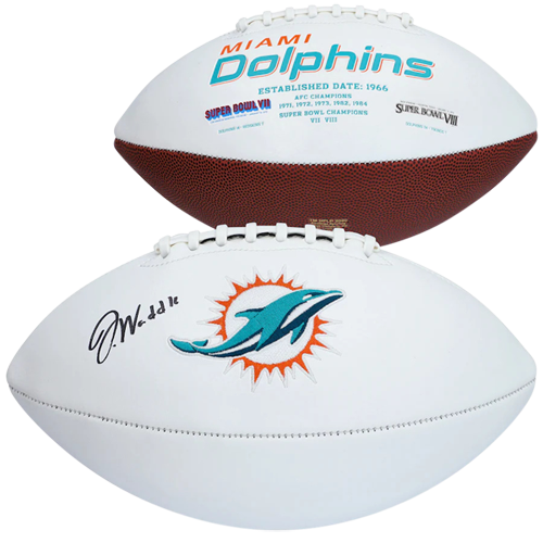 Autographed Jaylen Waddle Miami Dolphins Logo Football - Fanatics-Powers Sports Memorabilia
