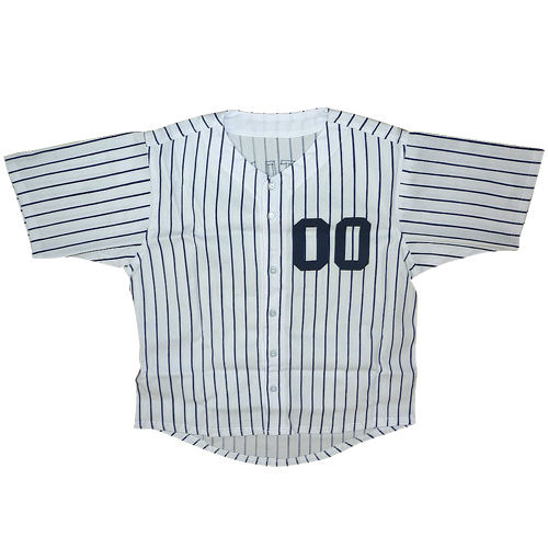 Autographed Jason Alexander AKA George Costanza New York (Costanza #00) Custom Pinstripe Jersey - Beckett-Powers Sports Memorabilia