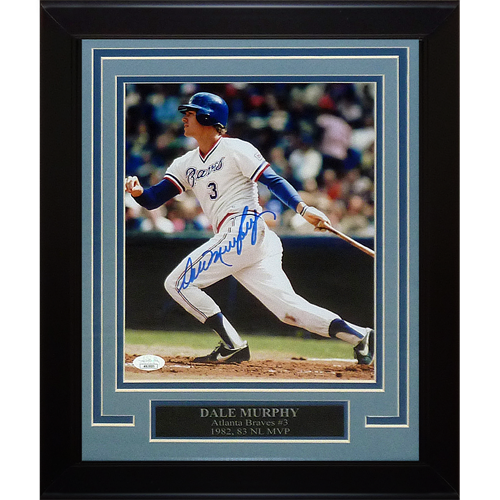 Autographed Dale Murphy Atlanta Braves Deluxe Framed 8x10 Photo - JSA-Powers Sports Memorabilia