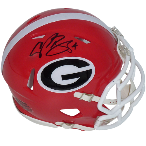 Autographed Champ Bailey Georgia Bulldogs Mini Helmet - Beckett-Powers Sports Memorabilia