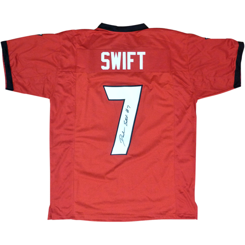 Autographed D'Andre Swift Georgia Bulldogs (Red #7) Custom Jersey - JSA-Powers Sports Memorabilia