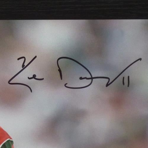 Autographed Ken Dorsey Miami Hurricanes Framed 16x20 Photo - Fanatics-Powers Sports Memorabilia