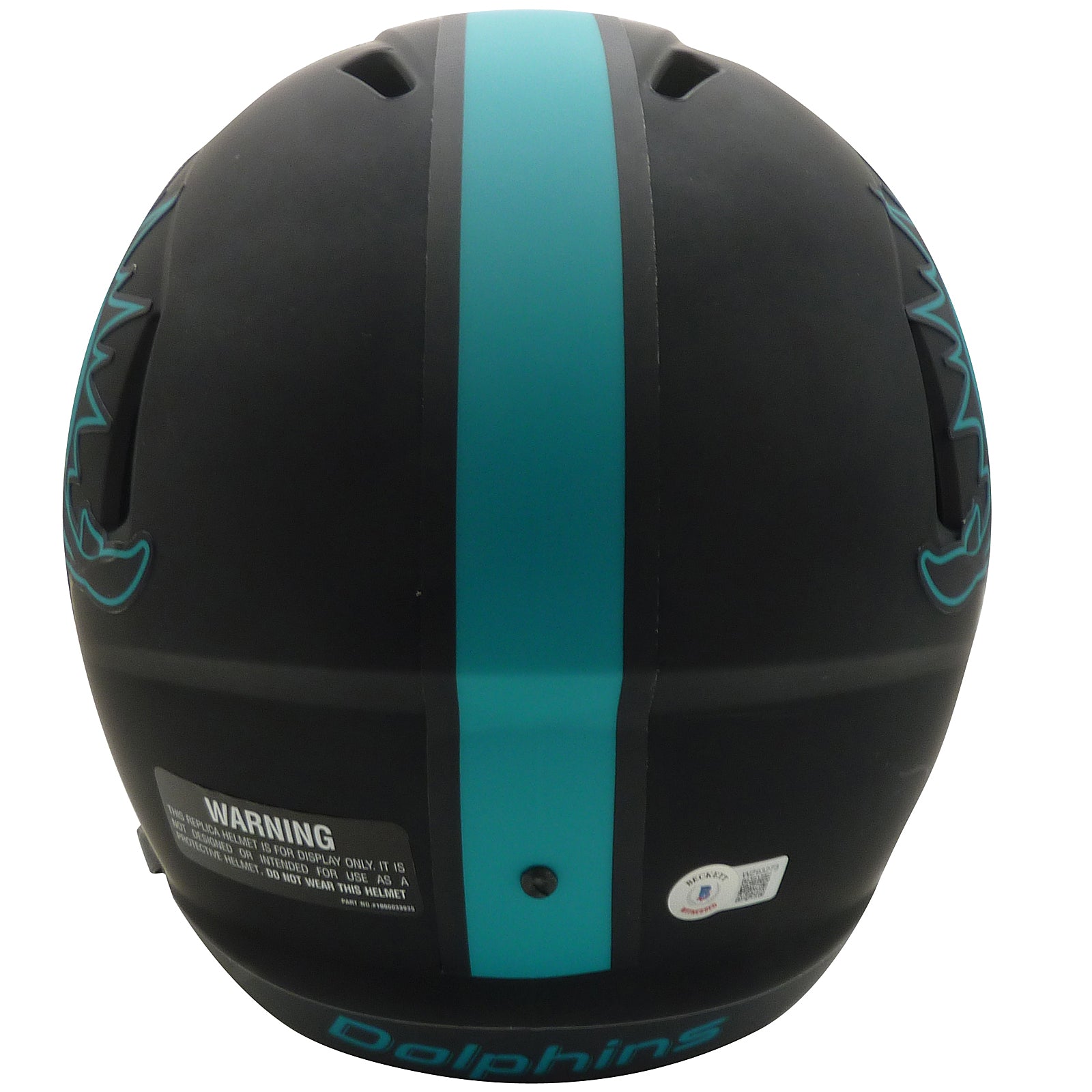 Autographed Tyreek Hill Miami Dolphins (ECLIPSE Alternate) Deluxe Full-Size Replica Helmet - BAS