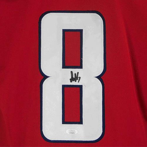 Autographed Alexander Ovechkin Washington (Red #8) Custom Jersey - JSA-Powers Sports Memorabilia