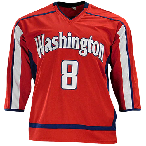 Autographed Alexander Ovechkin Washington (Red #8) Custom Jersey - JSA-Powers Sports Memorabilia