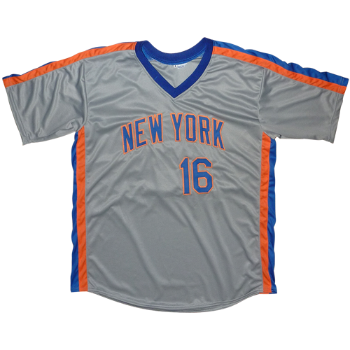 Autographed Dwight Gooden New York (Grey #16) Custom Baseball Jersey - JSA