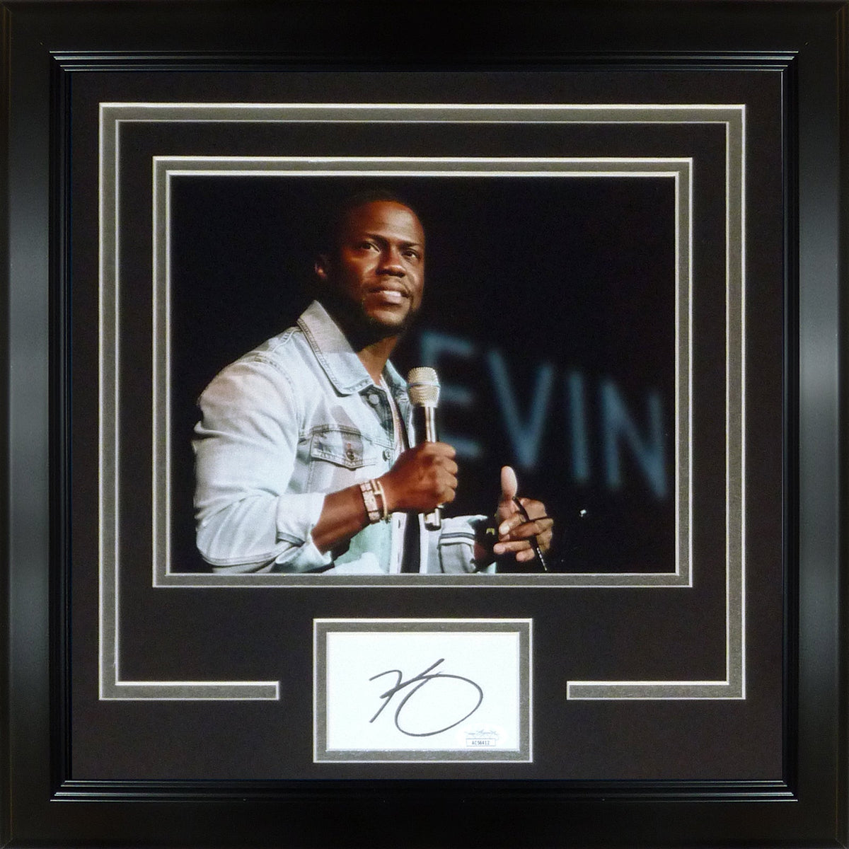 Autographed Kevin Hart Comedy Signature Series Frame - JSA-Powers Sports Memorabilia