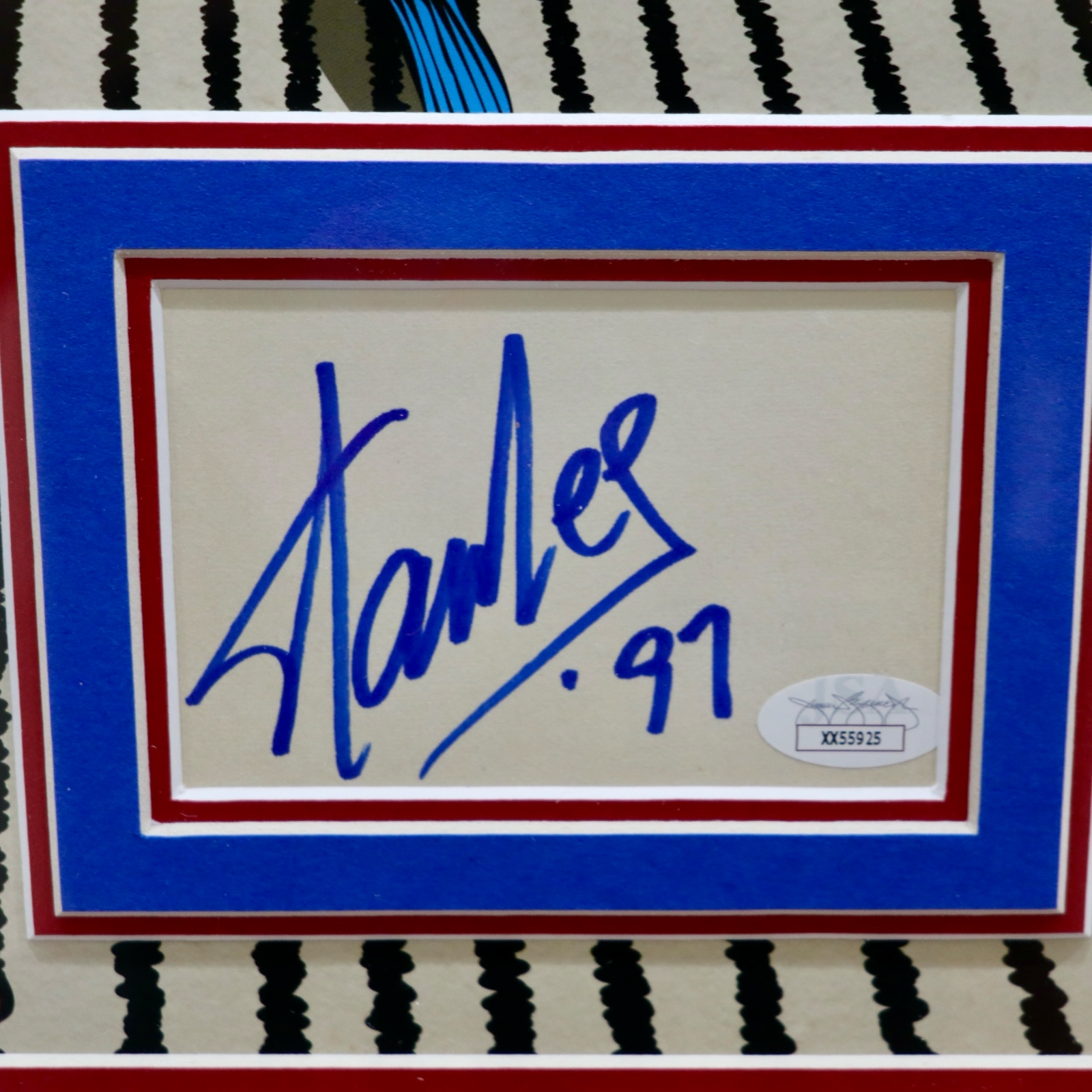 Stan Lee Autograph Deluxe Framed with MARVEL Full-Size Poster - JSA | Collectible Memorabilia-Powers Sports Memorabilia