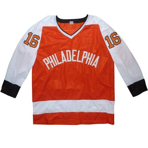 Autographed Bobby Clarke Philadelphia (Orange #16) Custom Hockey Jersey - JSA-Powers Sports Memorabilia