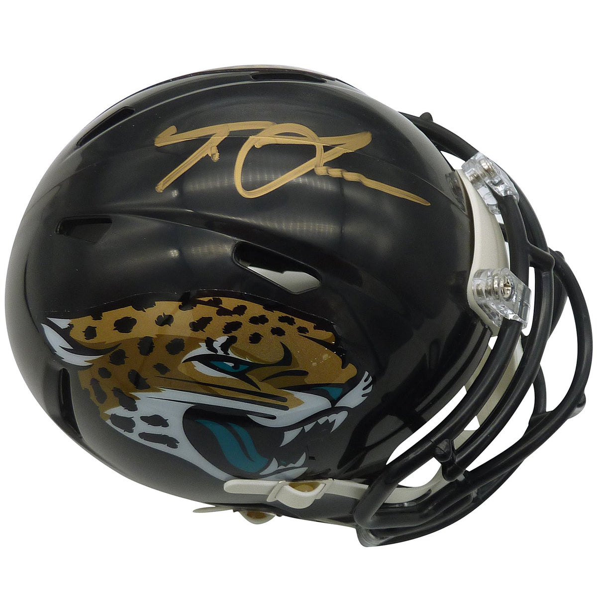 Autographed Trevor Lawrence Jacksonville Jaguars Mini Helmet - Fanatics-Powers Sports Memorabilia