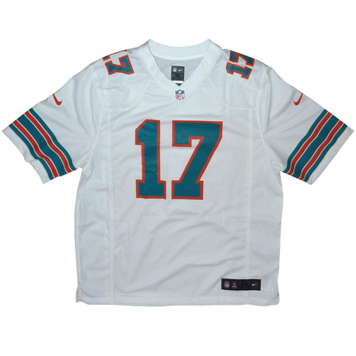 Autographed Jaylen Waddle Miami Dolphins (White #17 Throwback) Nike Game Jersey - Fanatics-Powers Sports Memorabilia