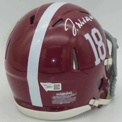 Autographed Jaylen Waddle Alabama Crimson Tide Mini Helmet - Fanatics