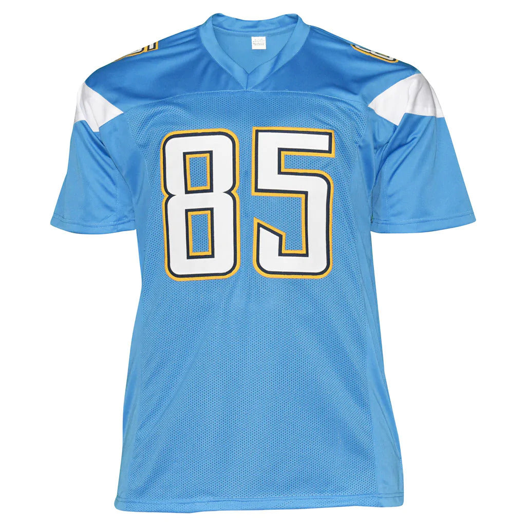 Autographed Antonio Gates San Diego (Powder Blue #85) Custom Jersey - JSA-Powers Sports Memorabilia