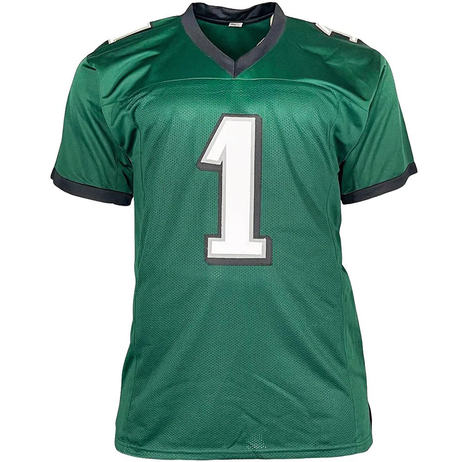 Autographed Jalen Hurts Philadelphia (Green #1) Custom Jersey - JSA-Powers Sports Memorabilia