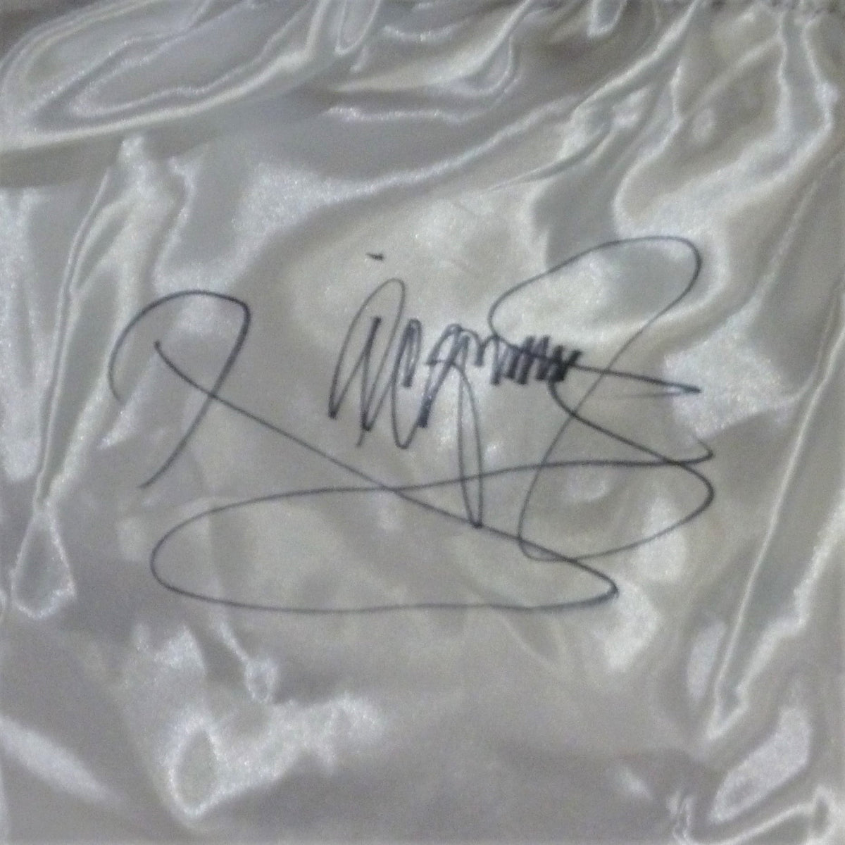 Autographed Manny Pacquiao Philippines (White) Team Pacquiao Boxing Trunks - PSA/DNA-Powers Sports Memorabilia