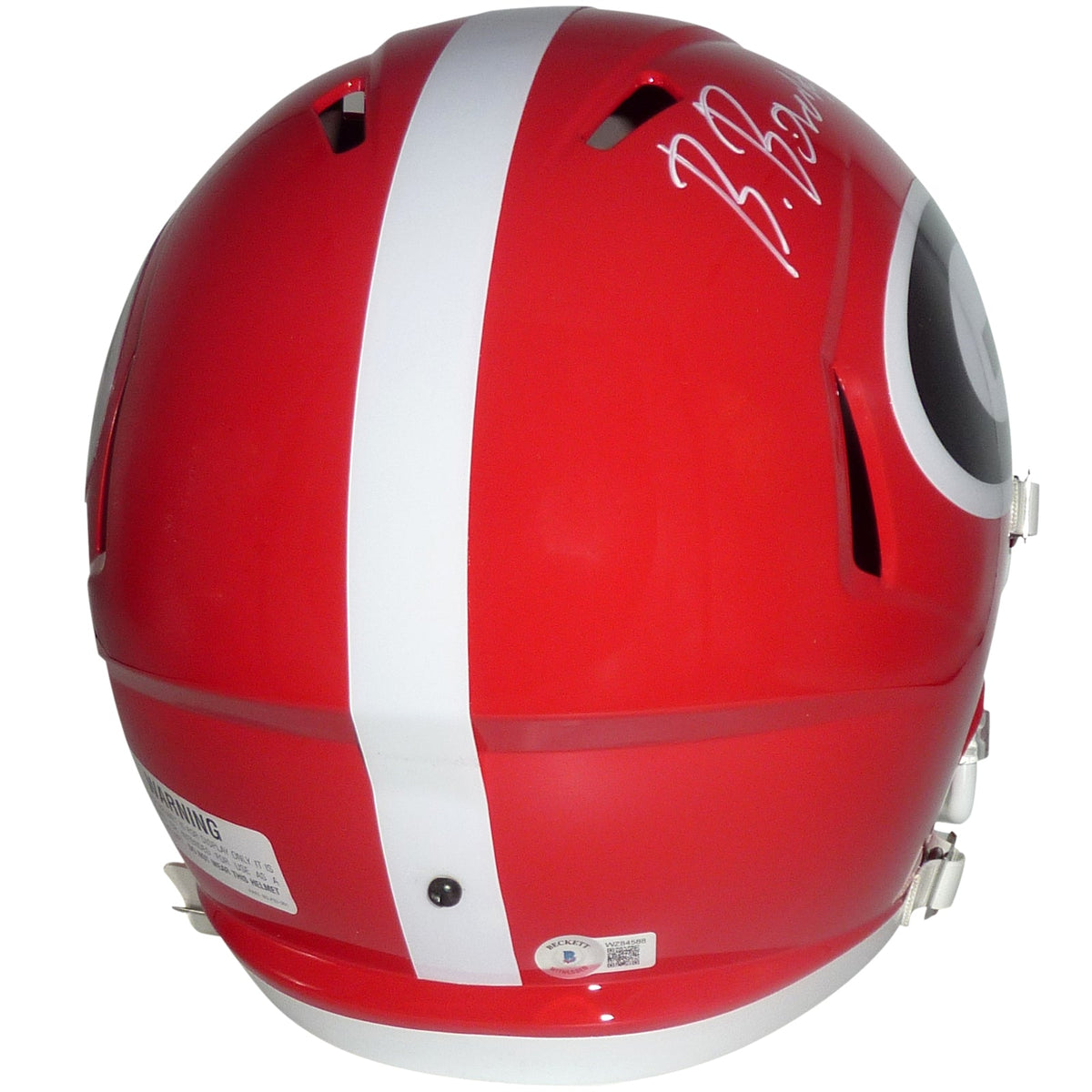 Autographed Brock Bowers Georgia Bulldogs Deluxe Full-Size Replica Helmet - Beckett-Powers Sports Memorabilia