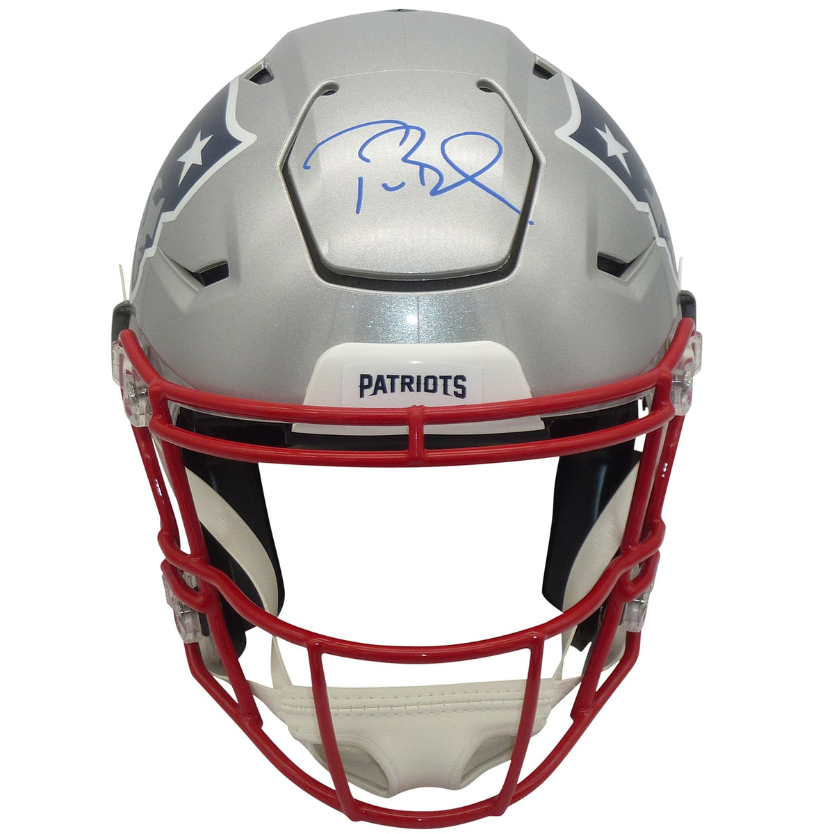 Autographed Tom Brady New England Patriots Riddell Speed Flex Authentic Helmet - Fanatics Authentic-Powers Sports Memorabilia